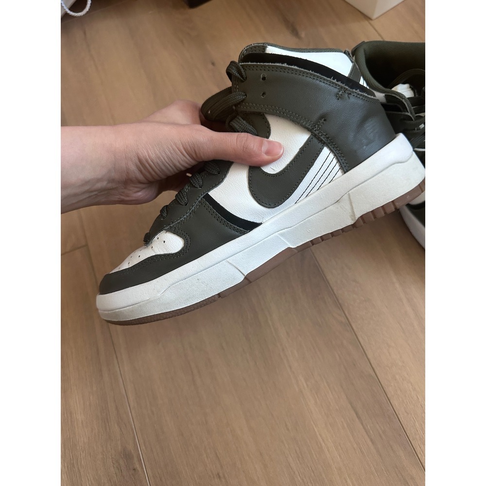 Nike Dunk High Up Cargo Khaki White DH3718-103 Womens Shoes High Top Sneakers - Picture 7 of 11
